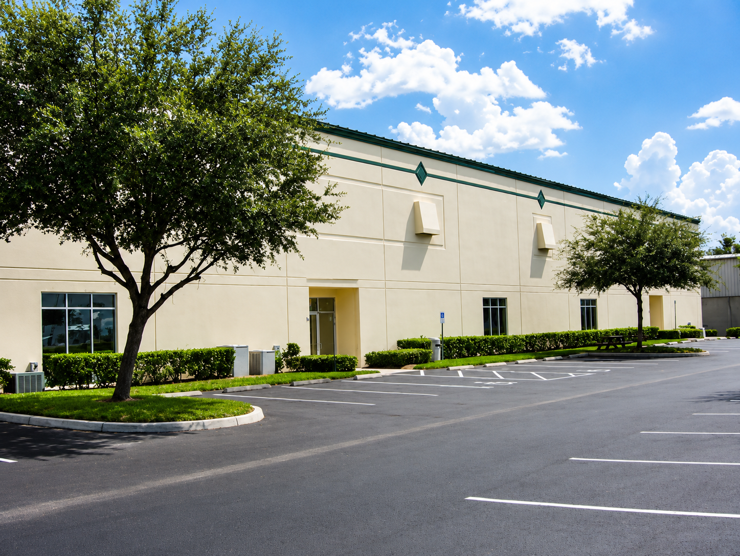 Warehouse aisles stocked with boxed enterprise hardware